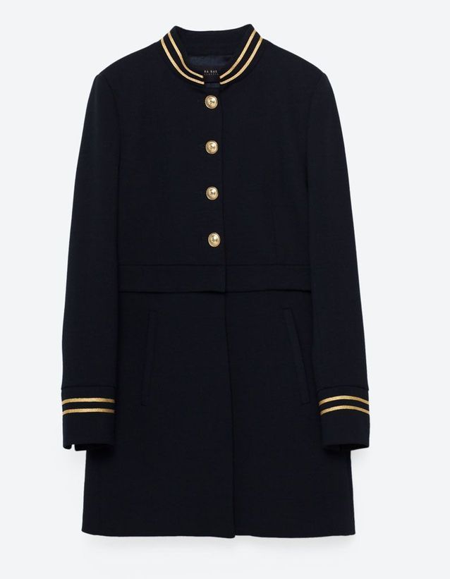 manteau officier femme
